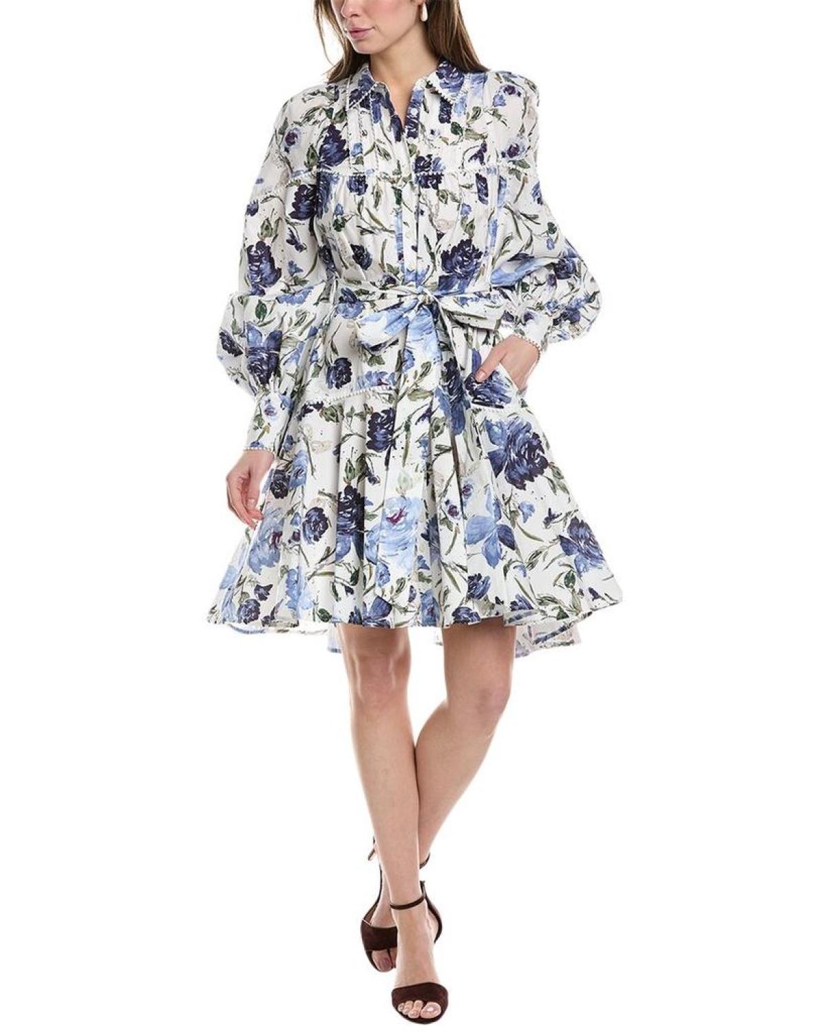 Marchesa Notte Disa Mini Shirtdress