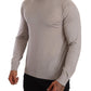 Dolce & Gabbana Elegant Light Blue Cashmere Turtleneck Sweater