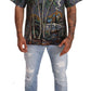 Dolce & Gabbana Tropical Elegance Linen Silk Men's Shirt