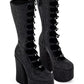 Kiki 160MM Crystal-Embellished Suede Boots