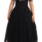 Dolce & Gabbana Crystal Embellished Black Ball Gown Dress