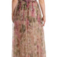 Dolce & Gabbana Floral Print Nylon Maxi Dress