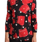 Dolce & Gabbana Elegant Sicily Bag Print Blouse