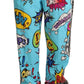 Dolce & Gabbana Chic Cartoon Print Knitted Jogger Pants