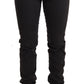 PINKO Chic Mid Waist Skinny Black Denim