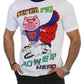 Dolce & Gabbana Chic White Cotton Pig Motif Tee