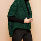 Celeste Cardigan In Emerald Moss