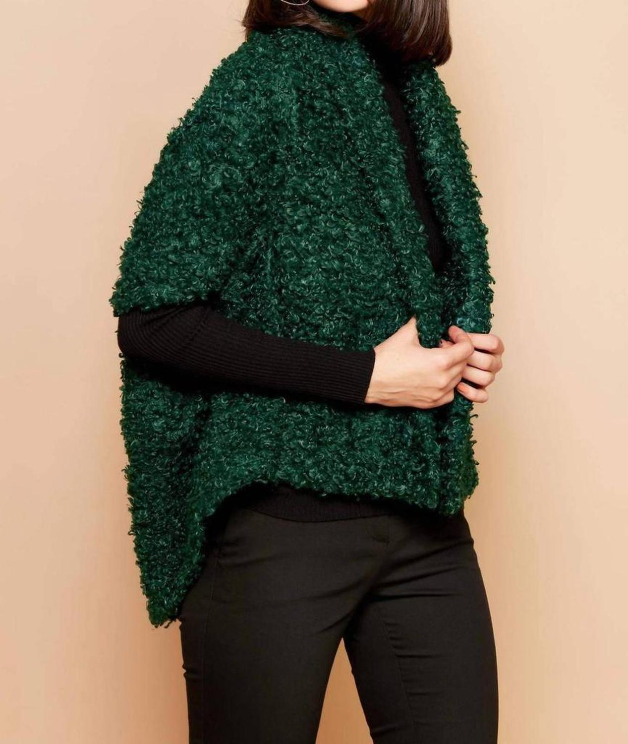 Celeste Cardigan In Emerald Moss