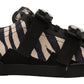 Dolce & Gabbana Zebra Suede Low Top Fashion Sneakers