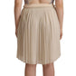 Guess Chic Beige Strapless A-Line Dress