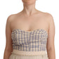 Guess Chic Beige Strapless A-Line Dress