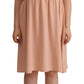 Twinset Elegant Beige Sleeveless Shift Dress