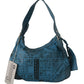 WAYFARER Chic Blue Fabric Shoulder Bag - Perfect for Everyday Elegance