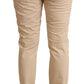 Dolce & Gabbana Elegant Beige Cotton Stretch Skinny Pants