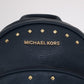 Michael Kors Elegant Leather ABBEY Backpack in Navy Blue