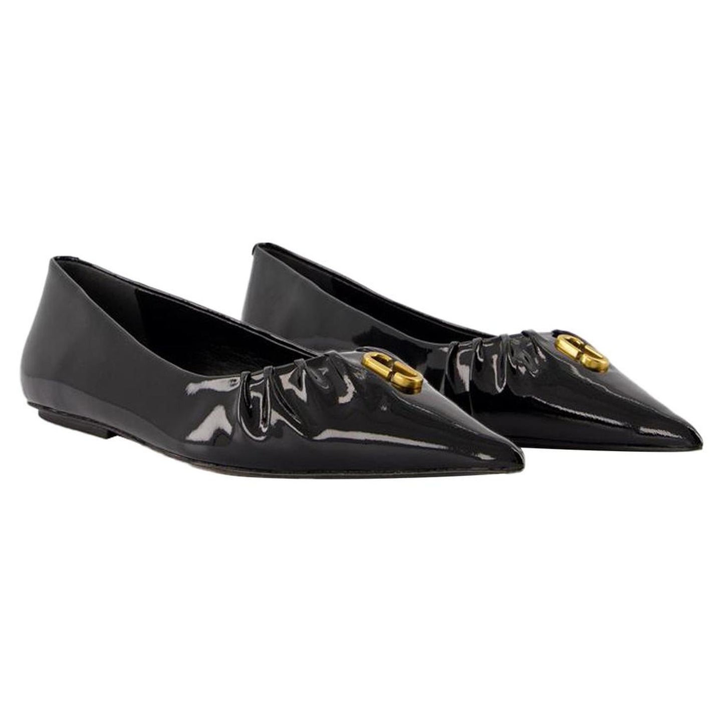 The Pointy Toe Ballerinas - Marc Jacobs - Leather - Black