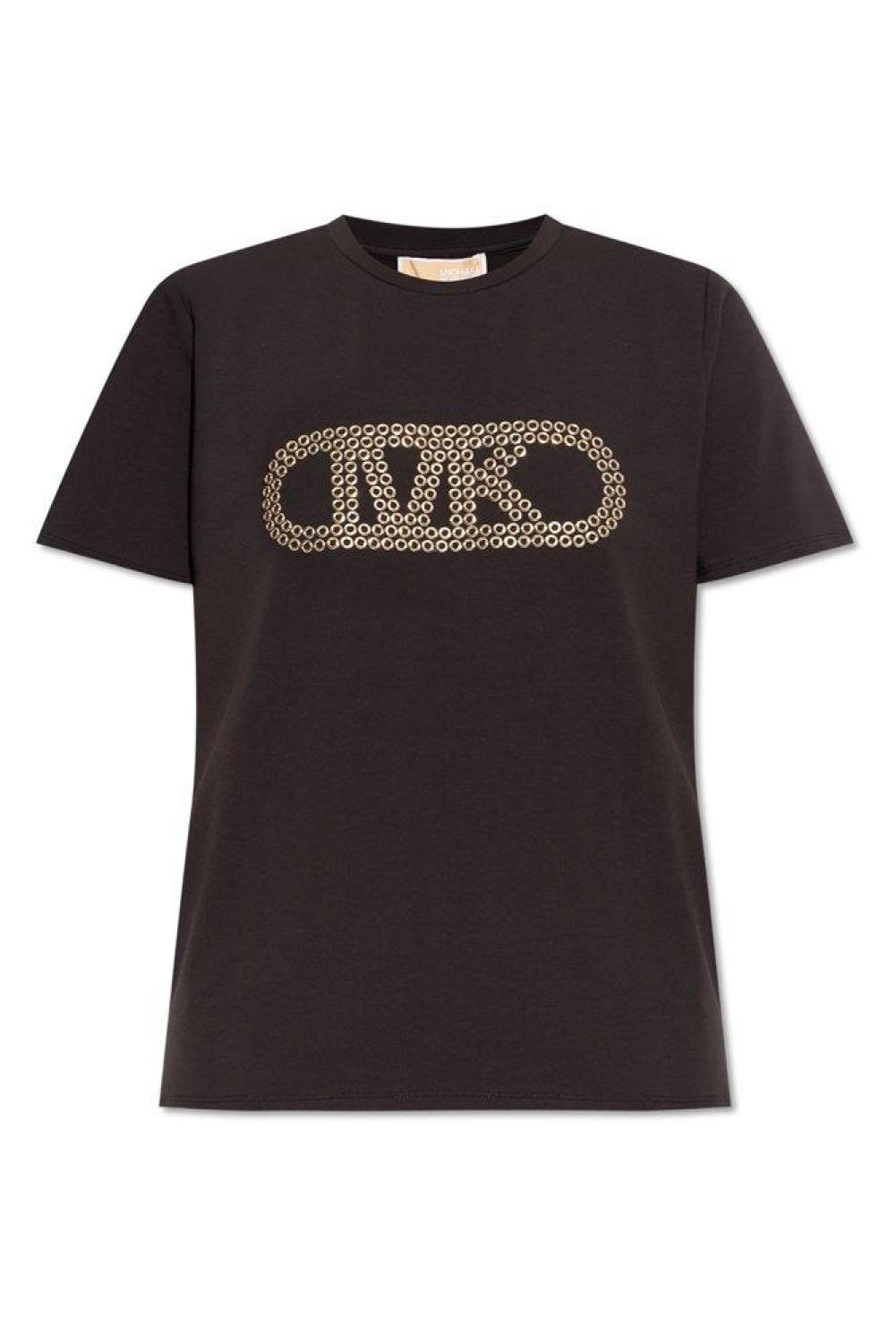 Michael Michael Kors Logo Detailed Crewneck T-Shirt