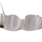 Dolce & Gabbana Chic White Nylon Balconette Bra