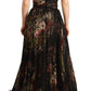 Dolce & Gabbana Floral Silk Off-Shoulder Long Dress