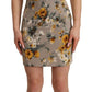 Dolce & Gabbana Elegant Floral Sheath Mini Dress