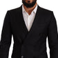 Dolce & Gabbana Elegant Black Dotted Formal Blazer