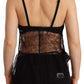 Dolce & Gabbana Elegant Black Silk Lingerie Chemise