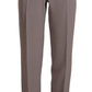 Armani Elegant High Waist Silk Blend Trousers