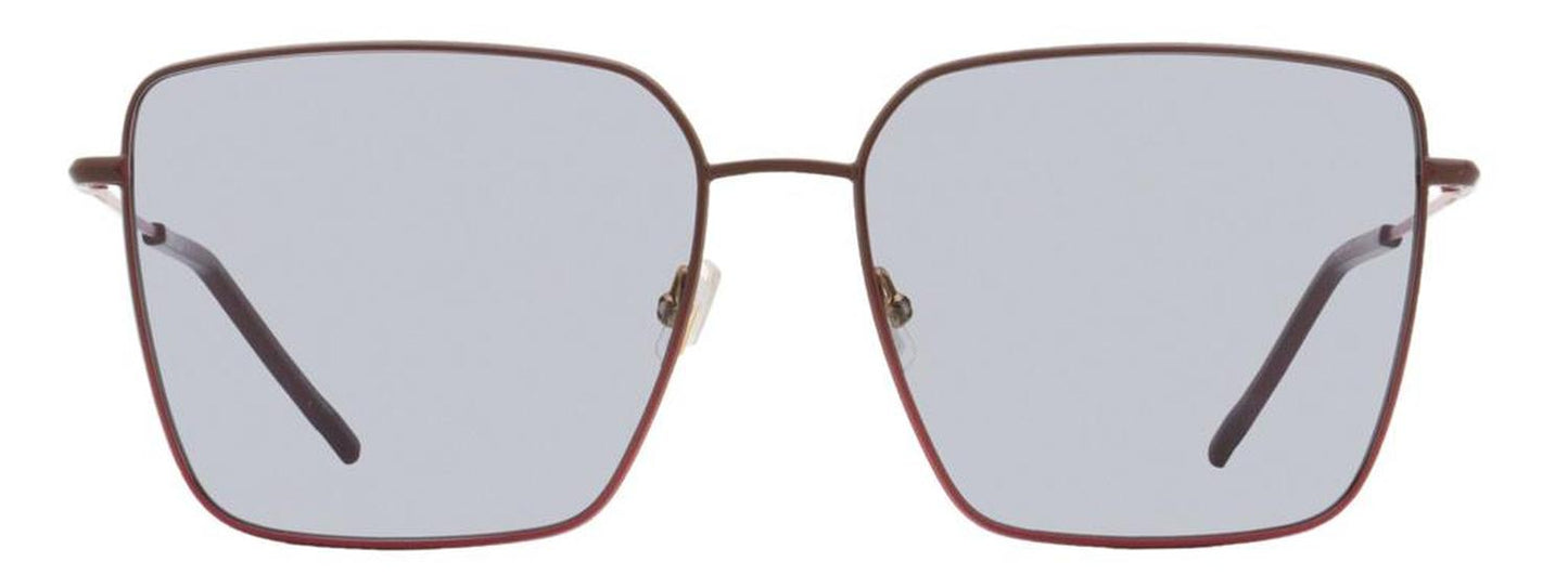 Hugo Boss Women's Square Sunglasses B1333S 7W5IR Burgundy Gradient 59mm