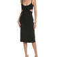 Michael Kors Collection Cutout Wool-Blend Sheath Dress