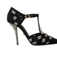 Dolce & Gabbana Elegant Crystal-Embellished Suede Pumps