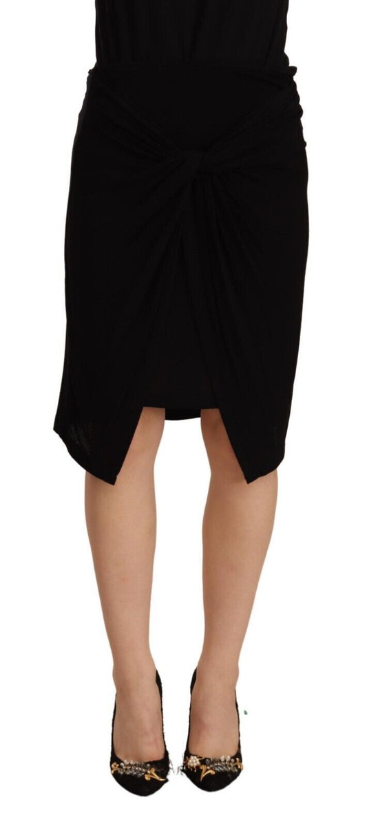 PLEIN SUD Elegant High Waist Pencil Cut Skirt