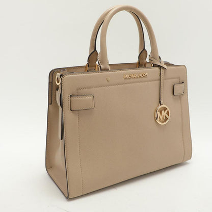 Beige Leather Rayne Tote