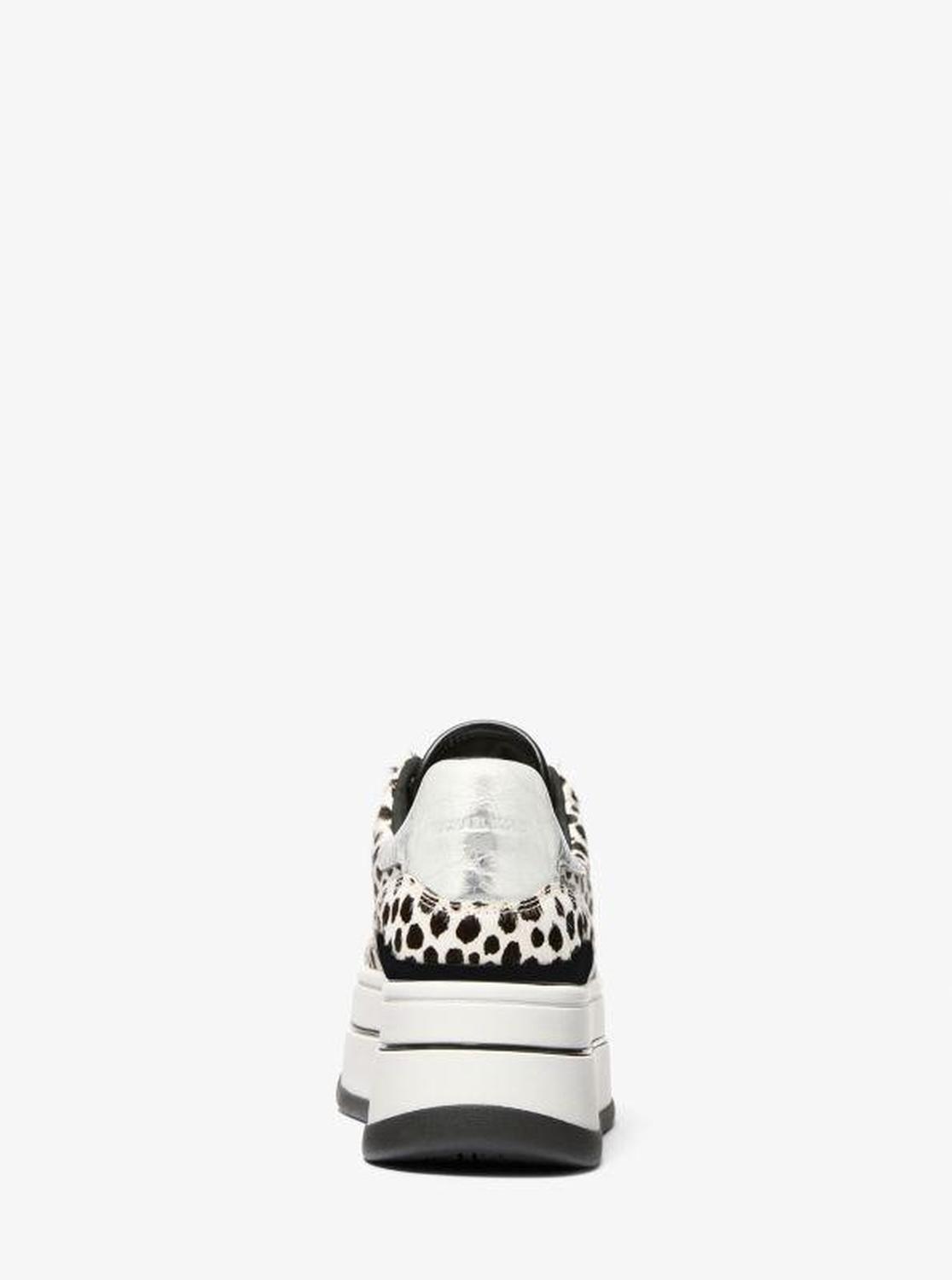 Hayes Cheetah Print Calf Hair Platform Sneaker