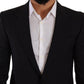 Dolce & Gabbana Elegant Black Martini Slim Fit Blazer and Vest