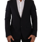 Dolce & Gabbana Elegant Black Martini Slim Fit Blazer and Vest