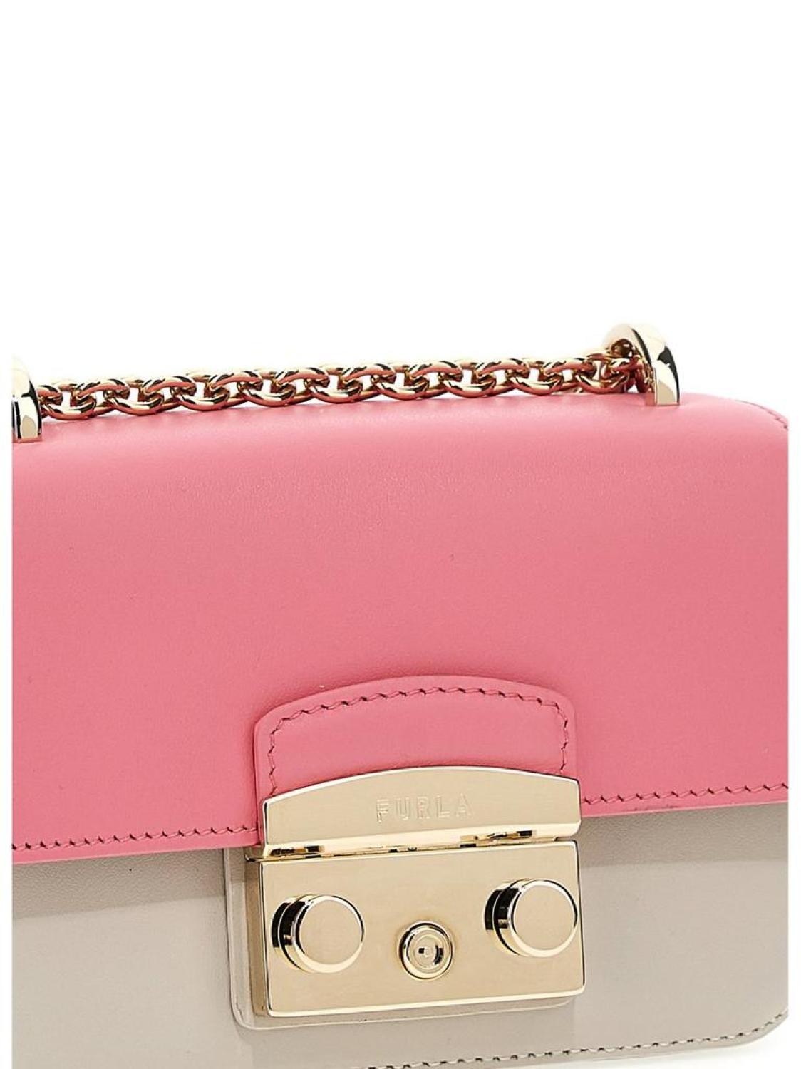 Furla Metropolis Two-Tone Mini Crossbody Bag