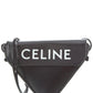 CELINE Triangle Leather Shoulder Bag