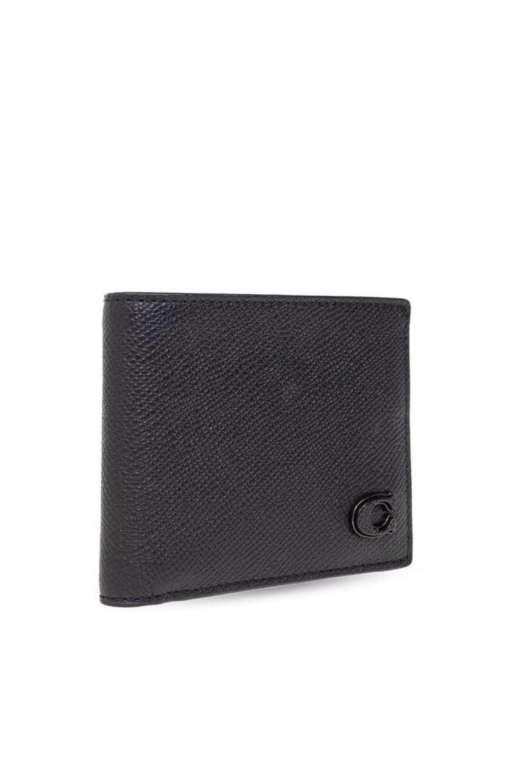 Coach Logo Plaque Bifold Wallet