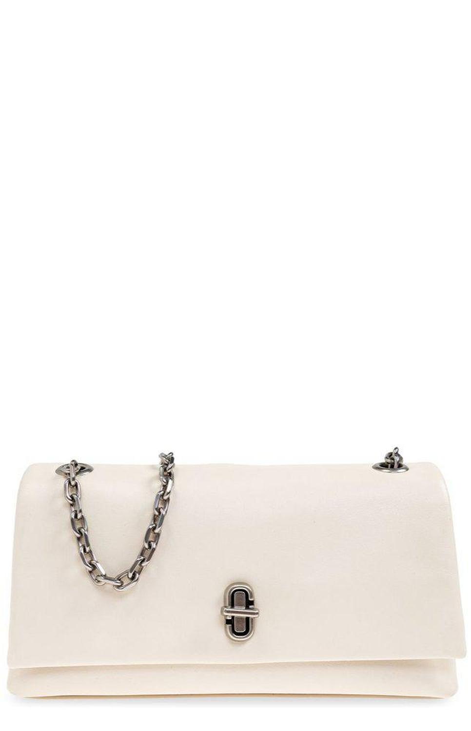 Marc Jacobs The Dual Logo Embossed Chain Wallet