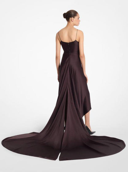 Satin Charmeuse Slip Gown