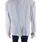 Max Mara Womens Two Button Collared Long Sleeved Blazer Jacket White