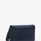 Edison Mini Scratch-Resistant Crossgrain Leather Crossbody Bag with Pouch