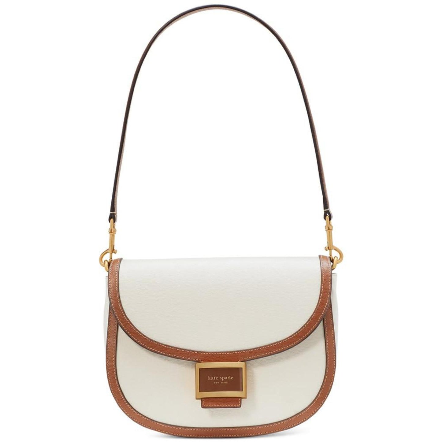 Katy Textured Leather Convertible Saddle Bag