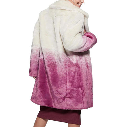 Womens Faux Fur Winter Faux Fur Coat