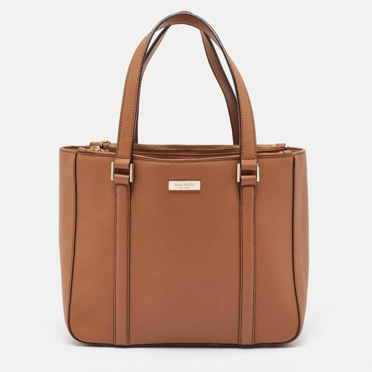 Kate Spade Brown Leather Newbury Lane Tote