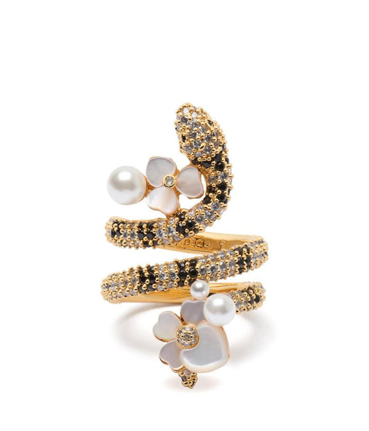 Shining Snake Statement Wrap Ring