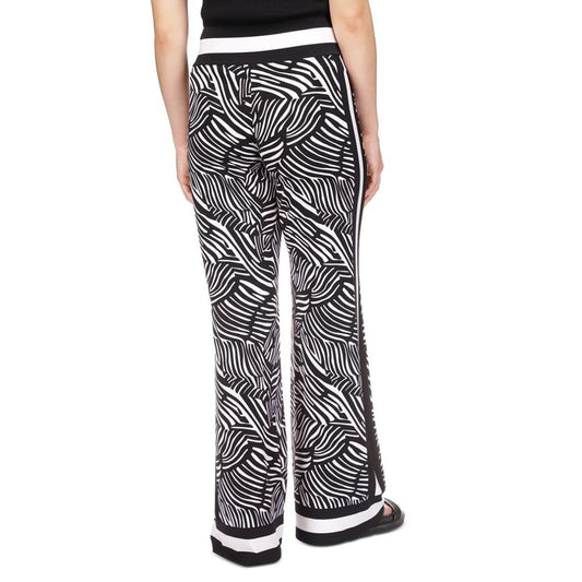 Women's Zebra-Print Wide-Leg Pants