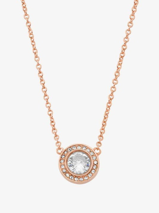 Pavé Halo Necklace