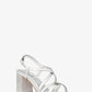 Lana Crystal-Embellished Metallic Sandal