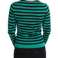 Dolce & Gabbana Elegant Striped Cashmere Silk Sweater